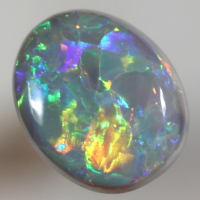 SOLID SEMI BLACK OPAL Bright, crisp rolling flashes 